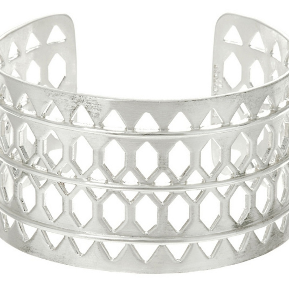Stella & Dot Silver Plait Cuff